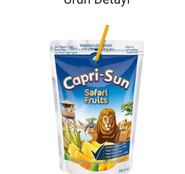 CAPRİ-SUN SAFARİ FRUİTS 200 ML