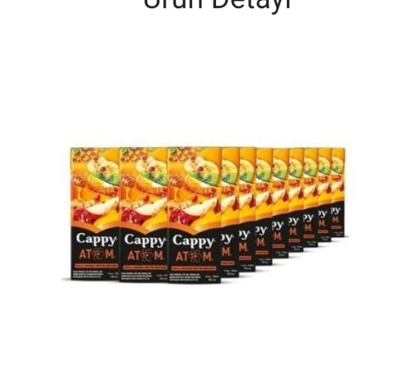 CAPPY ATOM MEYVE SUYU TETRA 200 ML