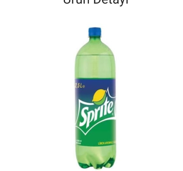 SPRİTE LİMON AROMALI GAZOZ 2500 ML