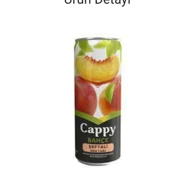 CAPPY ŞEFTALİ MEYVE SUYU 330 ML