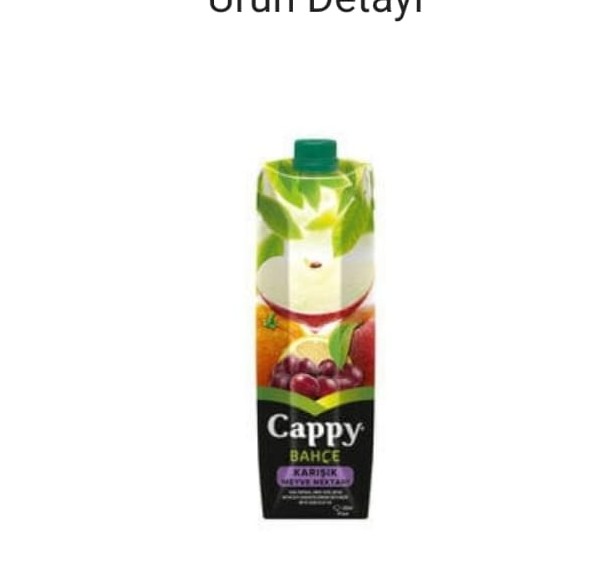 CAPPY MEYVE SUYU KARIŞIK I LİTRE 12 LI KOLİ