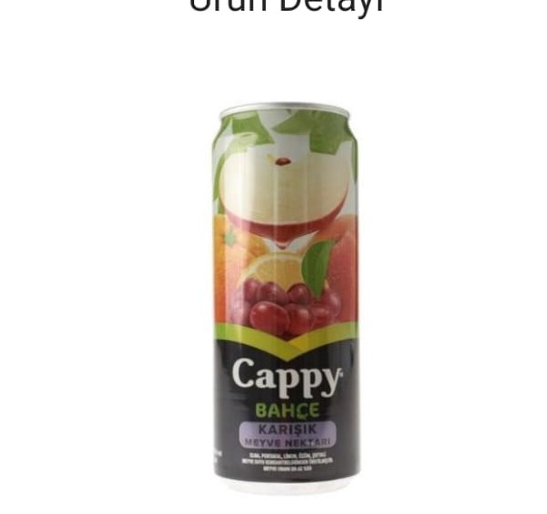 CAPPY KARIŞIK MEYVE SUYU NEKTARI 330 ML