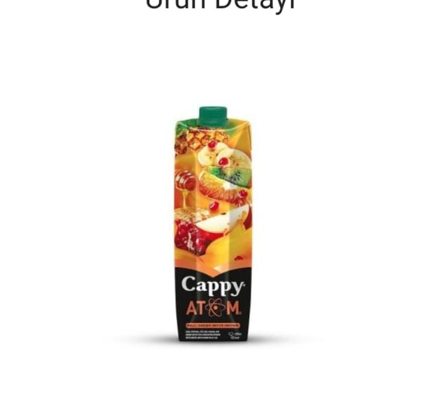 CAPPY MEYVE SUYU ATOM I LİTRE