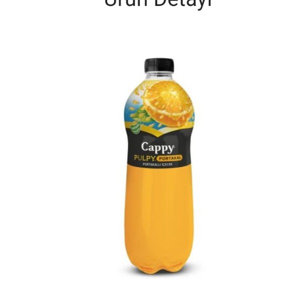 CAPPY PULPY PORTAKAL PARÇACIKLI MEYVE SUYU 1 LT