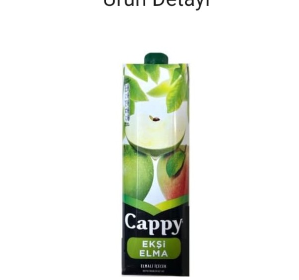 CAPPY MEYVE SUYU EKŞİ ELMA I LT