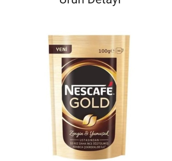 NESCAFÉ GOLD KAHVE YUMUŞAK İÇİM 100 GR