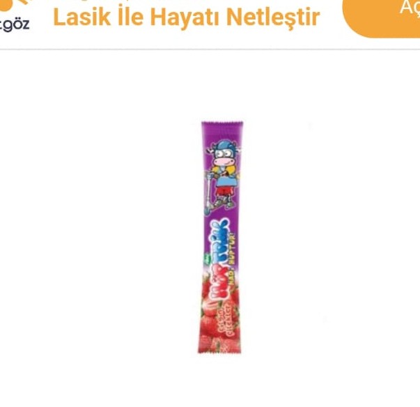 SÜTAŞ HÜPTRİK ÇİLEKLİ 40 GR