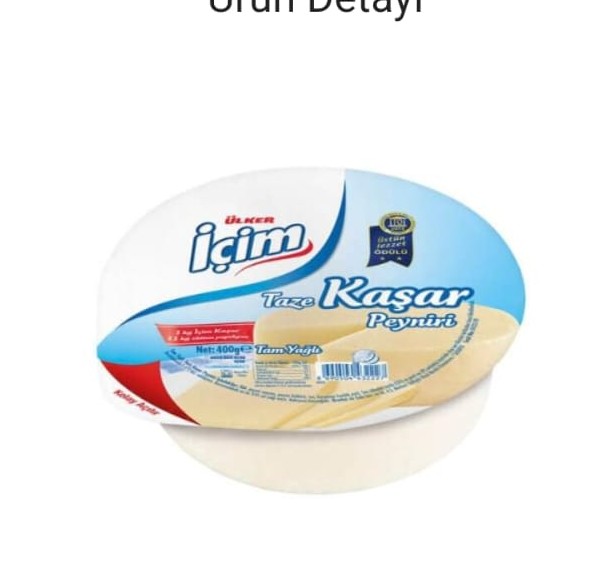 ÜLKER IÇIM TAZE KAŞAR PEYNİRİ 400 GR
