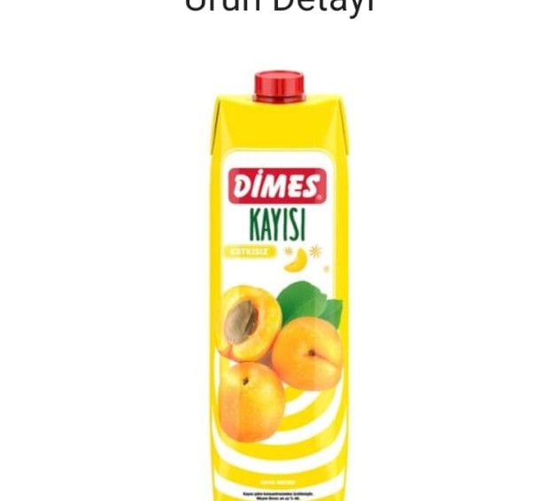 DİMES KAYISI MEYVE SUYU 1 LT