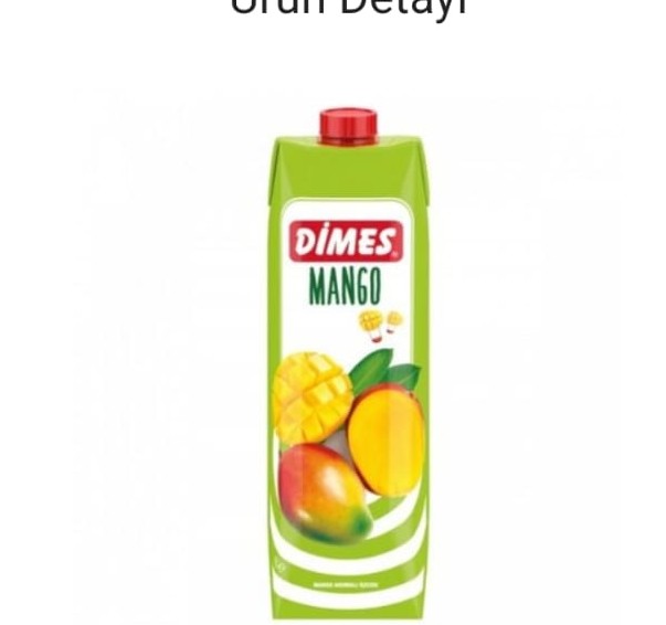 DİMES MANGO MEYVE SUYU 1 LT