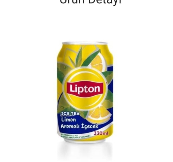 LİPTON ICE TEA LİMON AROMALI İÇECEK 330 ML