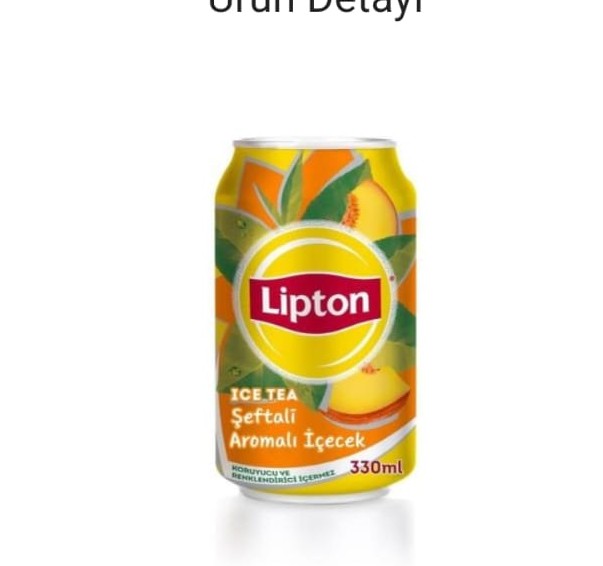 LİPTON ŞEFTALİ AROMALI ICE TEA 330 ML