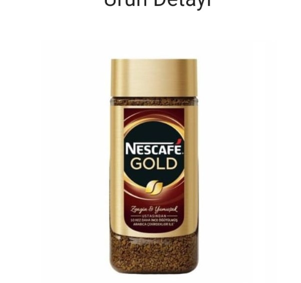 NESCAFE GOLD BLEND KAHVE 100 GR ÇÖZÜNEBİLİR