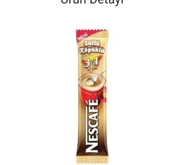 NESCAFE 3ÜI ARADA SÜTLÜ KÖPÜKLÜ KAHVE 152 GR