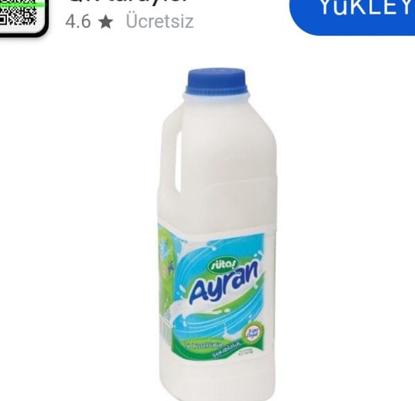 SÜTAŞ TAM YAĞLI AYRAN I LT