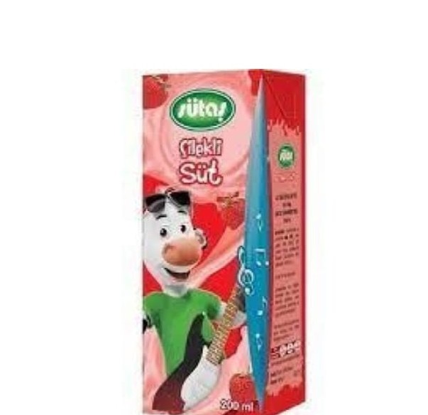 SÜTAŞ ÇİLEKLİ SÜT 200 ML