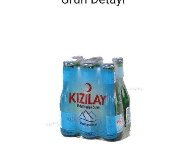 KIZILAY MADEN SUYU 6 X 200 ML
