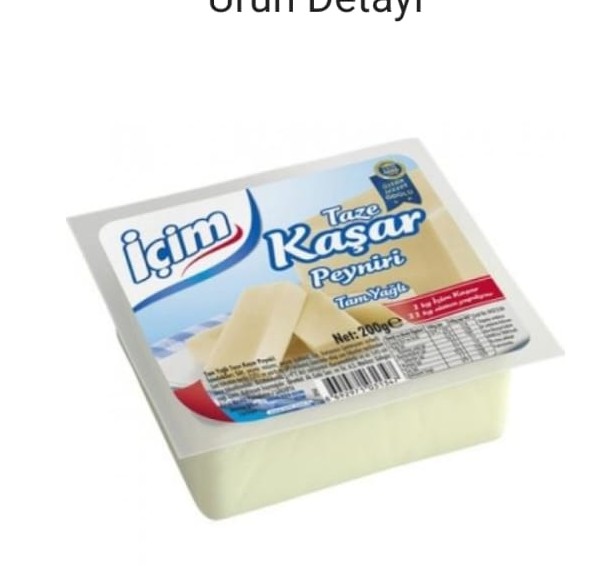 ÜLKER IÇIM TAZE KAŞAR PEYNİRİ 200 GR