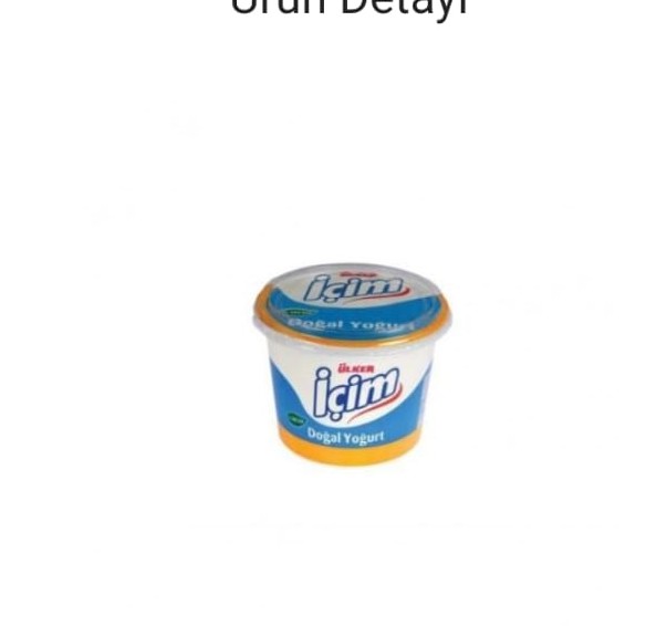 ÜLKER IÇIM TAM YAĞLI HOMOJENİZE DOĞAL YOĞURT 500 GR