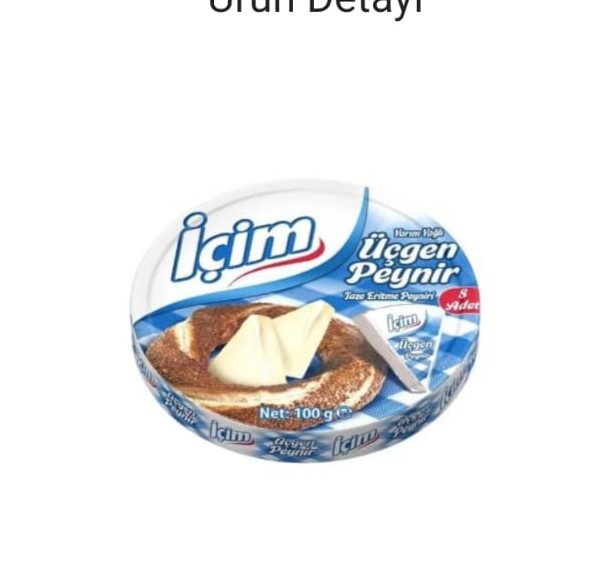 IÇIM ÜÇGEN PEYNİR YARIM YAĞLI 100 GR