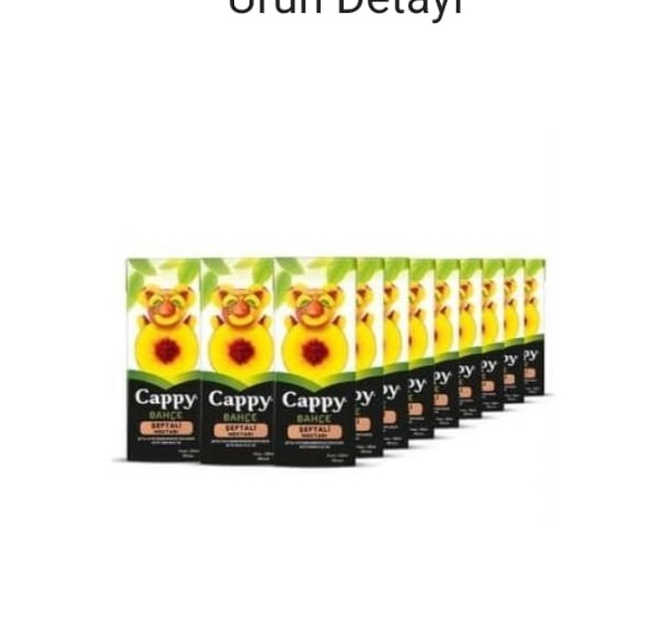 CAPPY BAHÇE ŞEFTALİ NEKTARI 200 ML