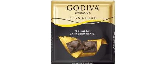 Godıva Kare %90 Dark Choc.52Gx6X6