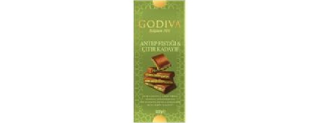 Godiva Kadayıf Fıstık Tablet 122 Gx6X3
