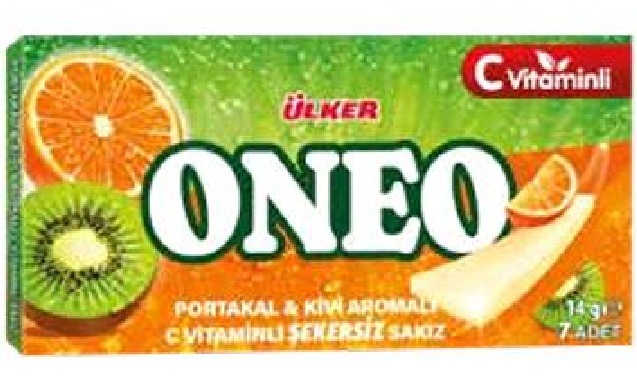 ONEO SLIMS C VITAMINLI KIVI VE PORTAKAL AROMALI SAKIZ 14 G