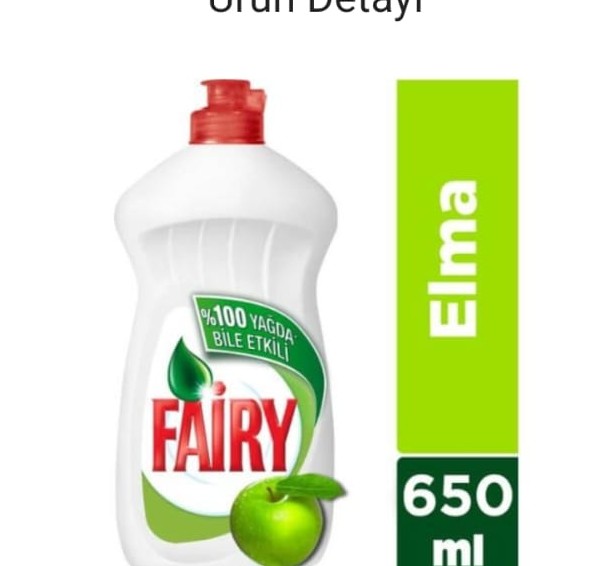 FAIRY SIVI BULAŞIK DETERJANI ELMA 650 ML