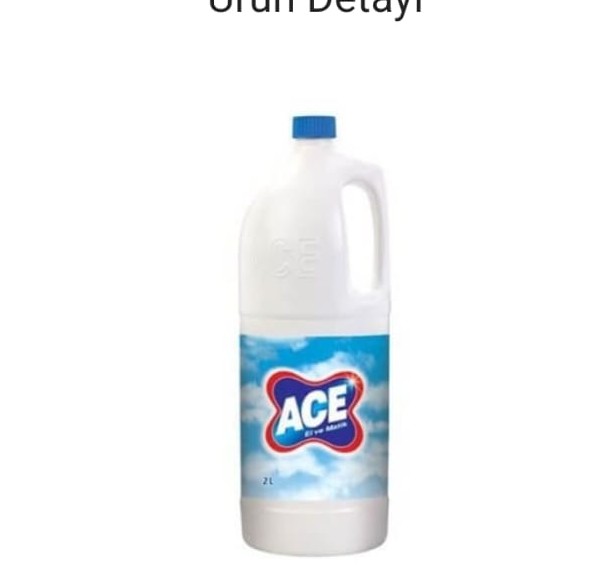 ACE ÇAMAŞIR SUYU KLASİK EL VE MATİK 2 LT