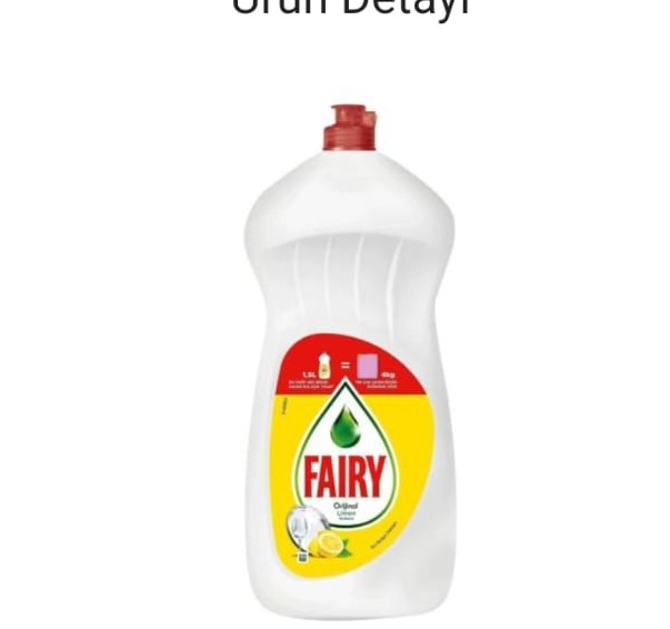 FAIRY SIVI BULAŞIK DETERJANI LİMON 1500 ML