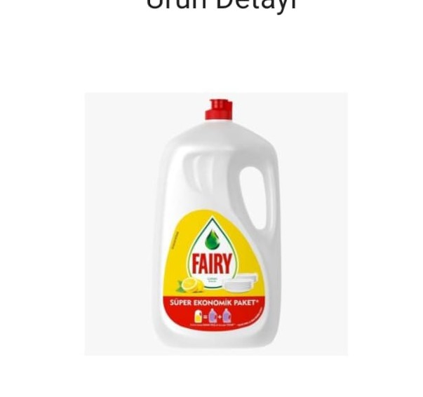 FAIRY BULAŞIK DETERJANI LİMON 2600 ML