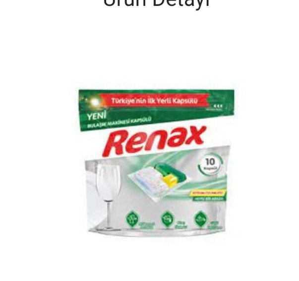 RENAX 10 LU BULAŞIK MAKİNESİ KAPSULÜ