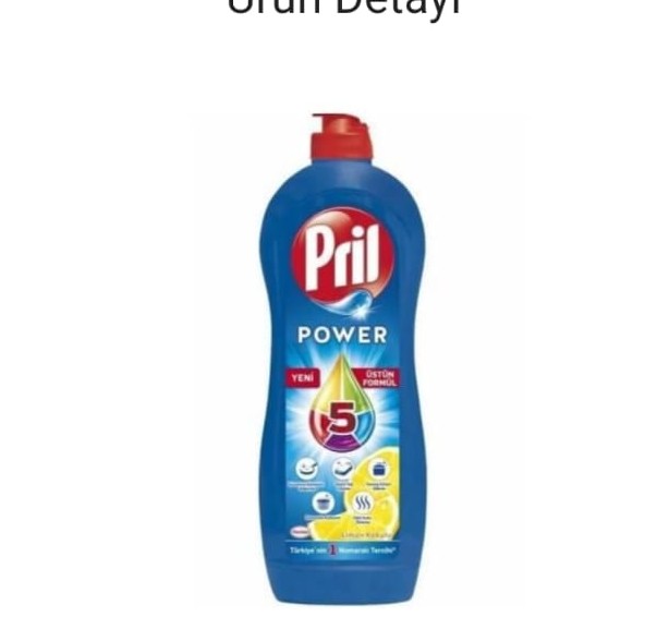PRIL POWER SIVI BULAŞIK DETERJANI LİMON 675 GR