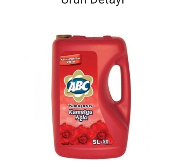 ABC SOFT KONSANTRE YUMUŞATICI KAMELYA AŞKI 5 LT