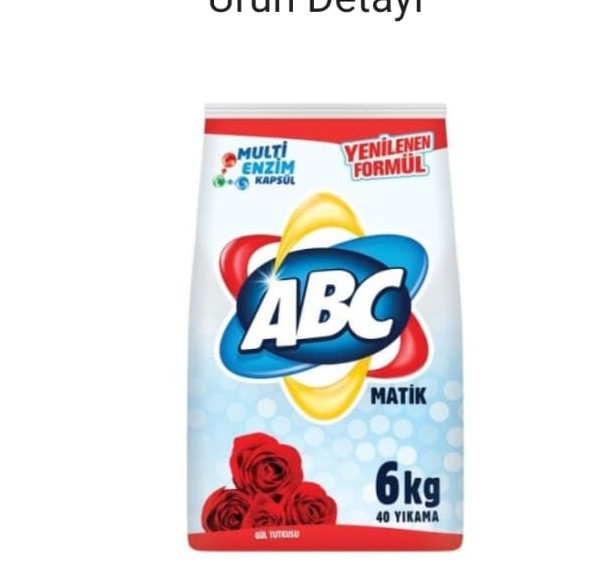 ABC ÇAMAŞIR DETERJANI 6 KG