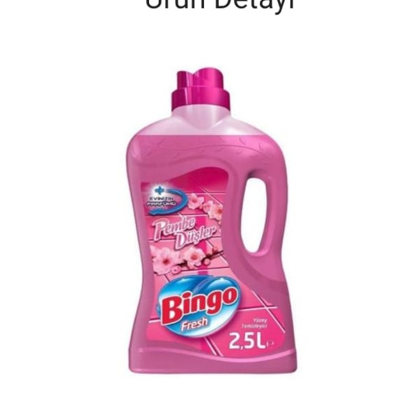BİNGO FRESH YÜZEY TEMİZLEYİCİ PEMBE DÜŞLER 2.5 LT