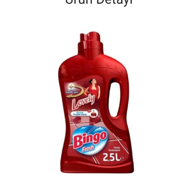 BİNGO FRESH YÜZEY TEMİZLEYİCİ LOVELY 2.5 LT