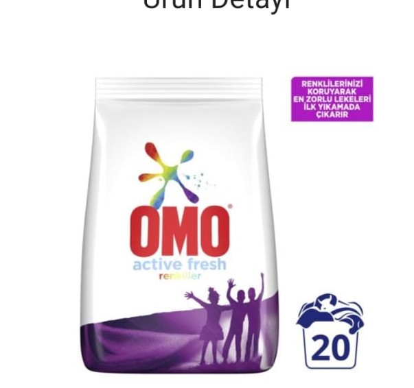 OMO ÇAMAŞIR DETERJANI 3 KG ACTİVE FRESH