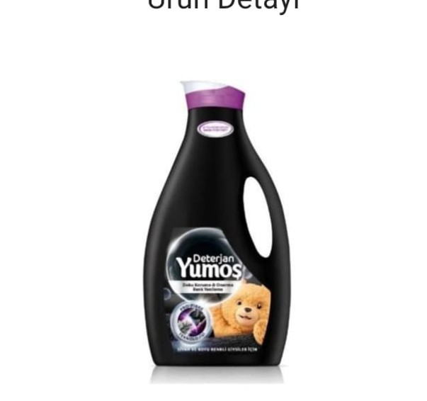YUMOŞ ÇAMAŞIR DETERJANI SİYAH VE KOYU RENKLER IÇIN 2520 ML
