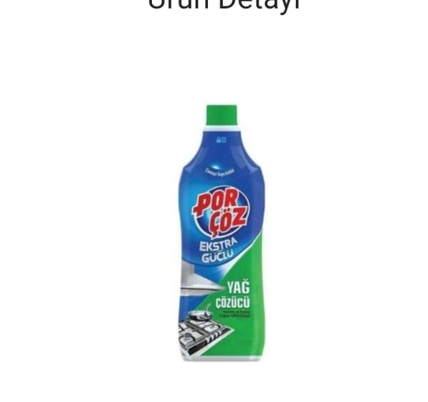 PORÇÖZ YAĞ ÇÖZÜCÜ 500ML