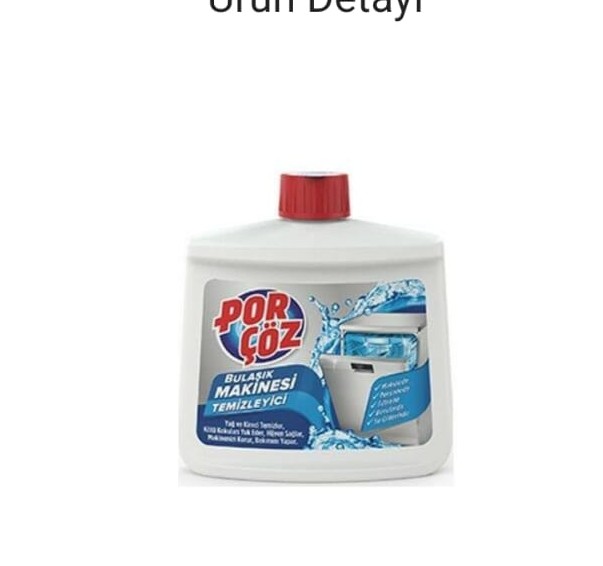 PORÇÖZ BULAŞIK MAKİNESİ TEMİZLEYİCİ 250 ML