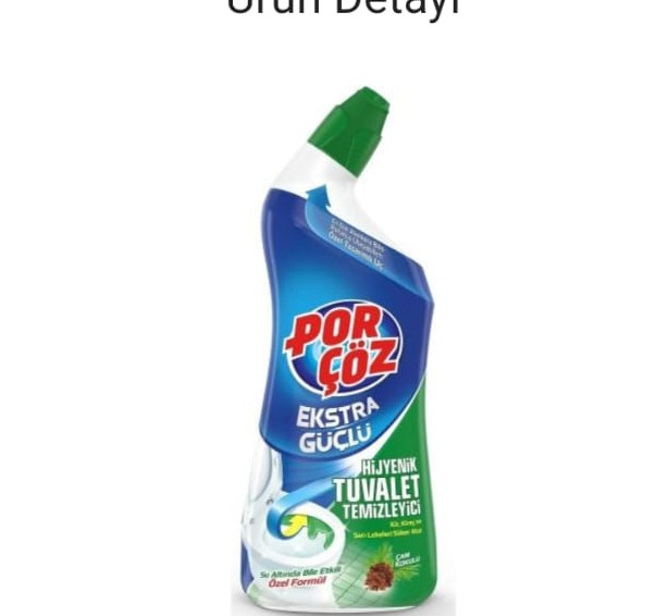 PORÇÖZ TUVALET TEMİZLEYİCİ 750 ML