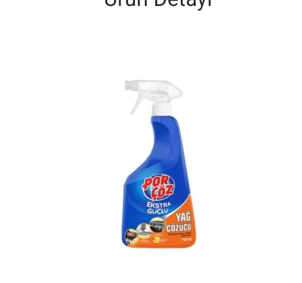 PORÇÖZ YAĞ ÇÖZÜCÜ SPREY 750 ML