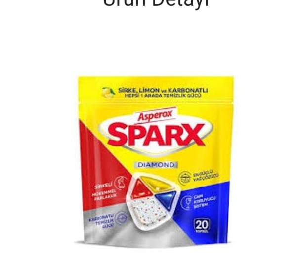 ASPEROX SPARX BULAŞIK TABLET 20 LI