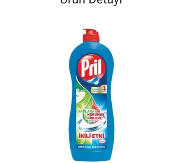 PRIL BULAŞIK DETERJANI ELMA 653 ML