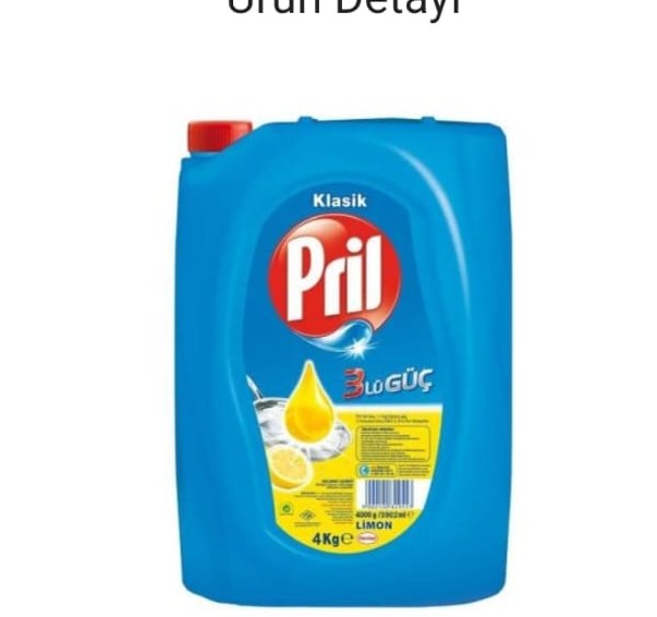 PRIL SIVI BULAŞIK DETERJANI 4KG LİMON