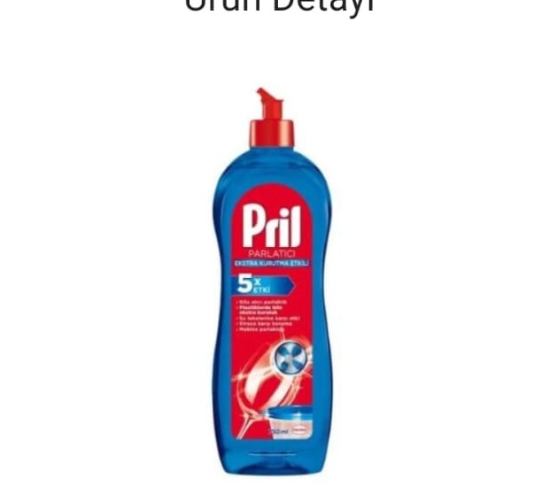 PRIL BULAŞIK MAKİNESİ PARLATICI 750ML