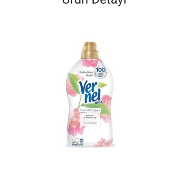 VERNEL MAX KONS.YUMUŞATICISI 1440ML (60 YIK) ŞAKAYIK&BEYAZ ÇAY
