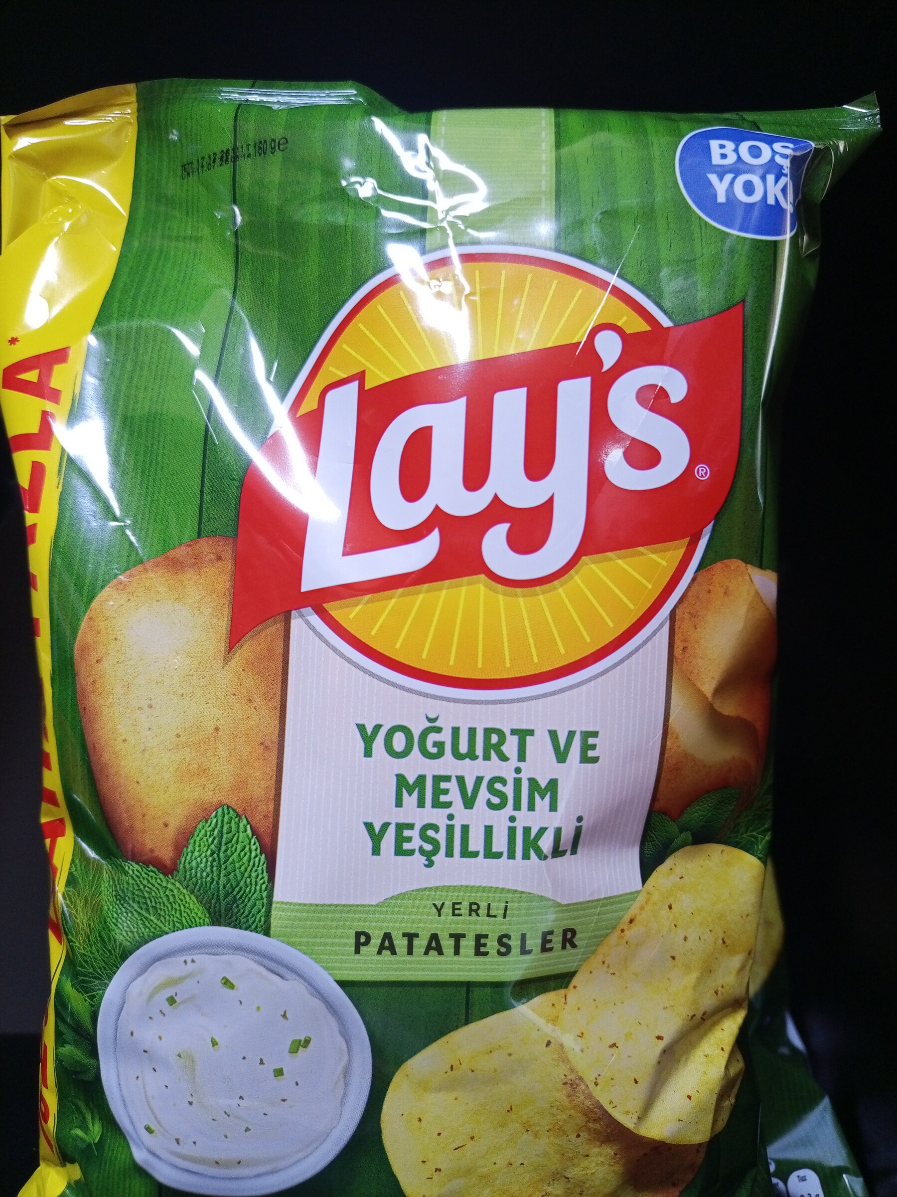 Lays Yoğurt ve mevsim yeşillikli 160 g